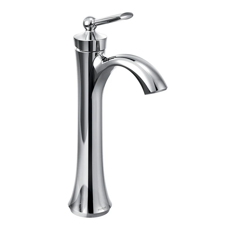 Wynford Single Handle High-Arc Vessel Sink Faucet without Pop-Up Drain - Frankwebs
