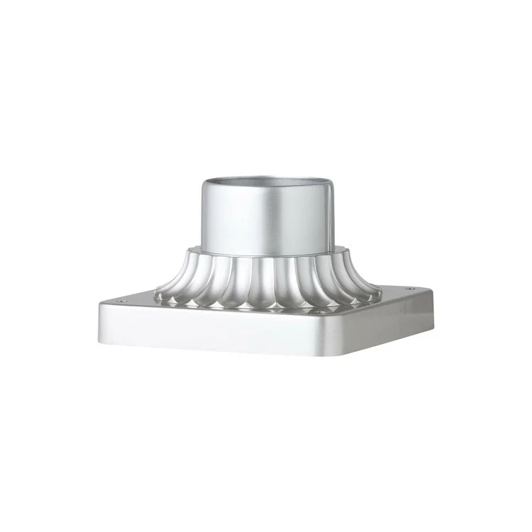 Outdoor Fluted Pier Mount with Square Base - Frankwebs