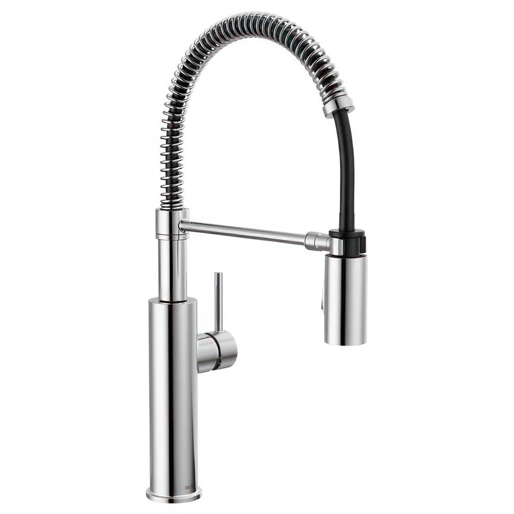 Kitchen Faucet Antoni 1 Lever ADA Chrome Pull Down Spring - Frankwebs