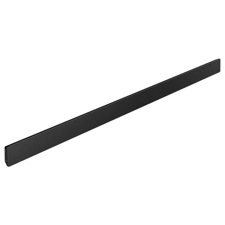 Wall Bar Concealed Fastening Matte Black 9-9/16W Inch Includes Gluing Set Metal - Frankwebs