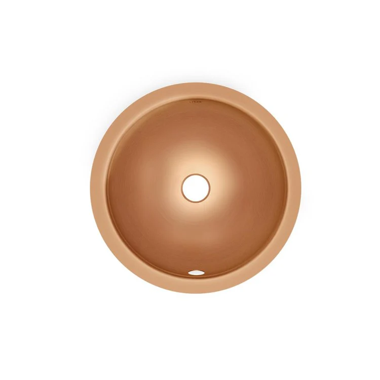 Lavatory Sink CuVerro 14.5 x 14.5 Inch Round ADA Lustrous Satin - Frankwebs