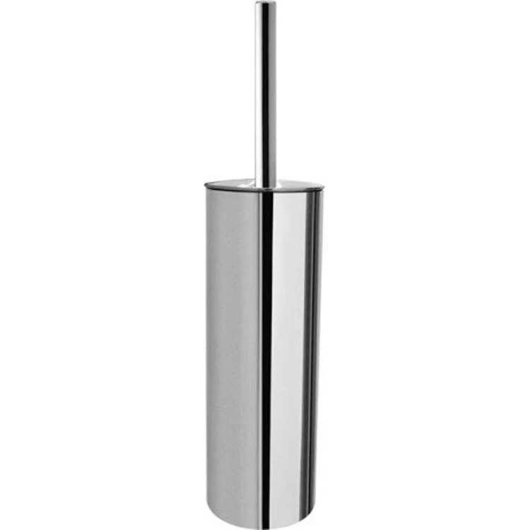 Toilet Brush Set D-Code Floorstanding Chrome 15-1/8 Inch - Frankwebs
