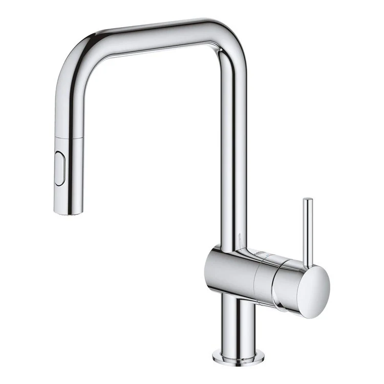 Minta Single Handle Pull-Down Gooseneck Kitchen Faucet with Dual-Function Spray Head - Frankwebs