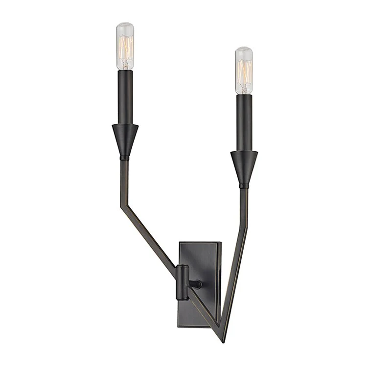 Archie Two-Light Left Wall Sconce - Frankwebs