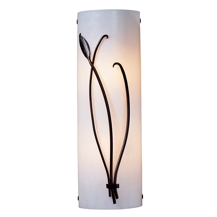 Forged Leaf and Stem Two-Light Wall Sconce - Frankwebs