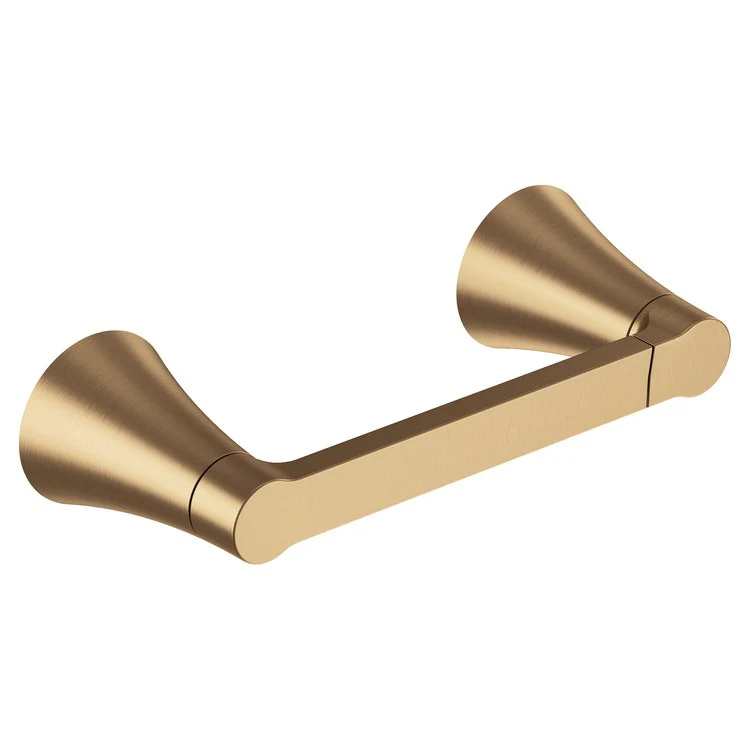 Toilet Paper Holder JASE Bronzed Gold Zinc 6-1/2 Inch 3-1/8 Inch Wall - Frankwebs