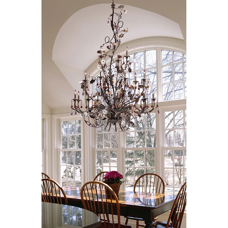 Cristallo Fiore Eighteen-Light Chandelier - Frankwebs