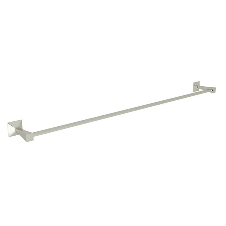 Towel Bar Vincent 30 Inch Single Satin Nickel Brass/Zinc 3-11/32 Inch - Frankwebs