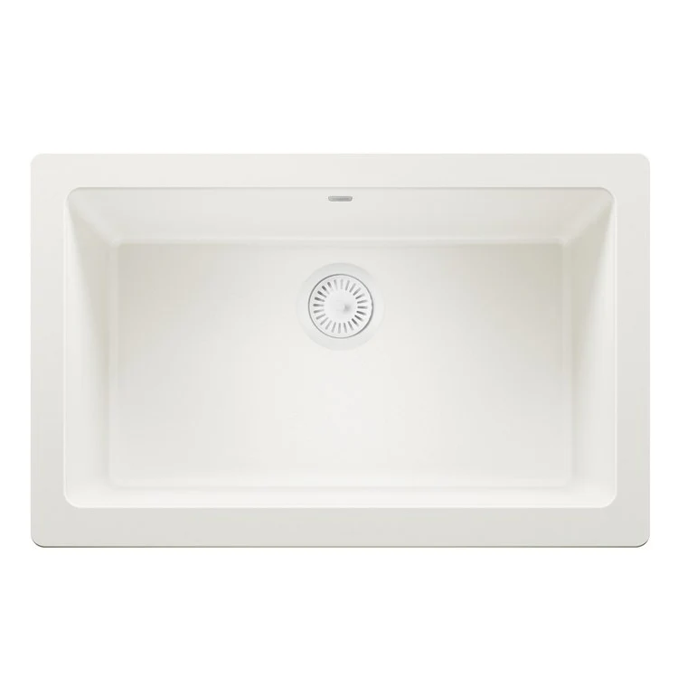 Disposal Flange Decorative White 3-1/2 Inch Stainless Steel for Drains with 3-1/2 Inch Connection 4-1/2 Inch - Frankwebs