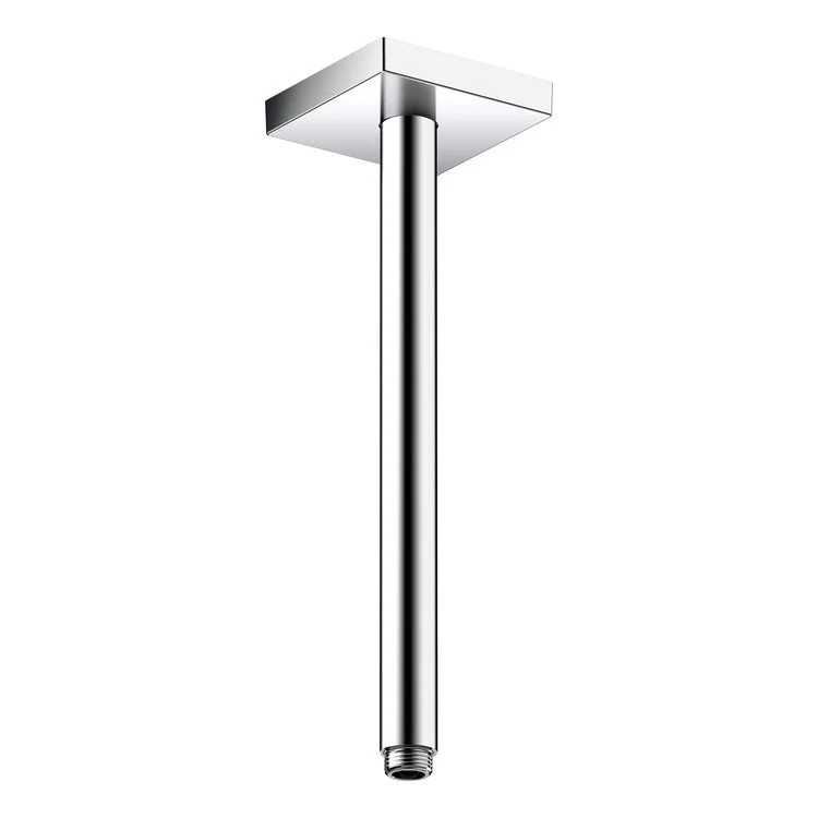Shower Arm ShowerSolutions with Square Flange Chrome 12 Inch 1/2
