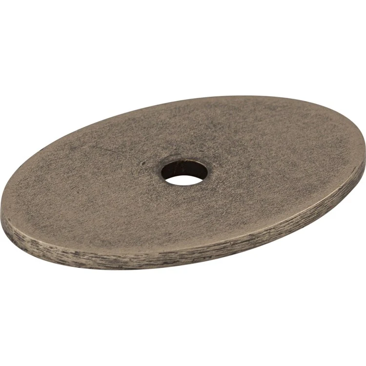 Backplate Sanctuary Oval 1-1/2 Inch Pewter Antique Steel TK60PTA - Frankwebs