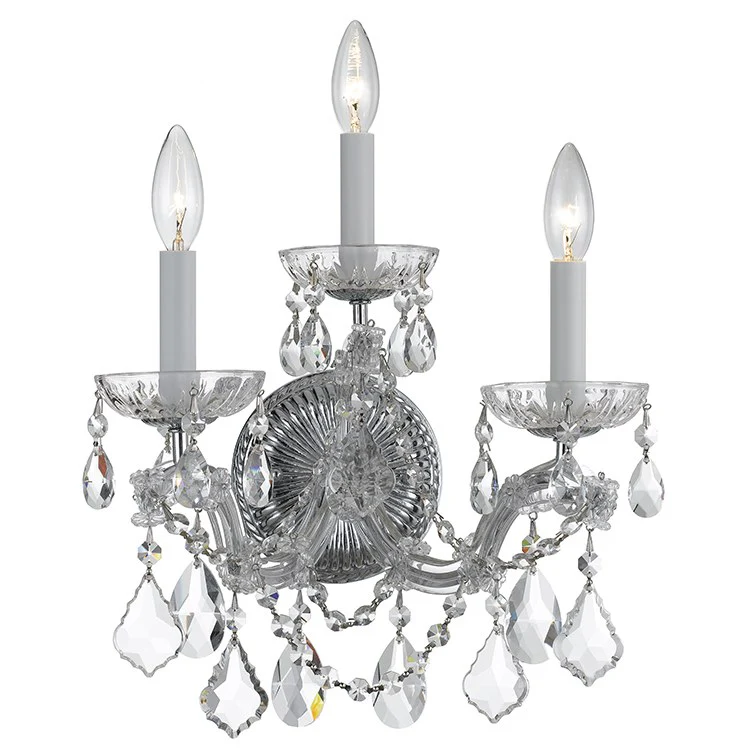 Maria Theresa Three-Light Wall Sconce - Frankwebs