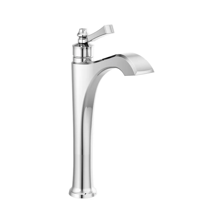 Vessel Faucet Dorval 1 Lever ADA WaterSense Chrome 1.2 Gallons per Minute High Arc - Frankwebs