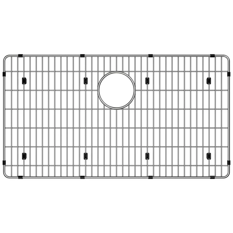 Sink Grid Crosstown Bottom Grid 26.5 x 14.5 Inch Polished Stainless Steel - Frankwebs