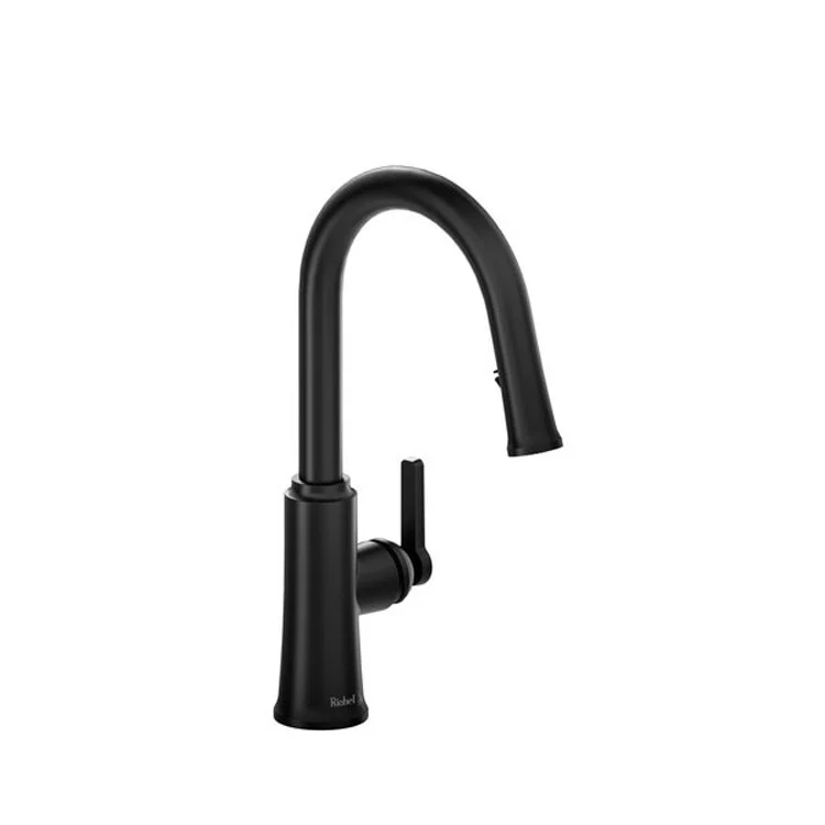 Kitchen Faucet Trattoria with Spray 1 Lever Black 1.5 Gallons per Minute - Frankwebs