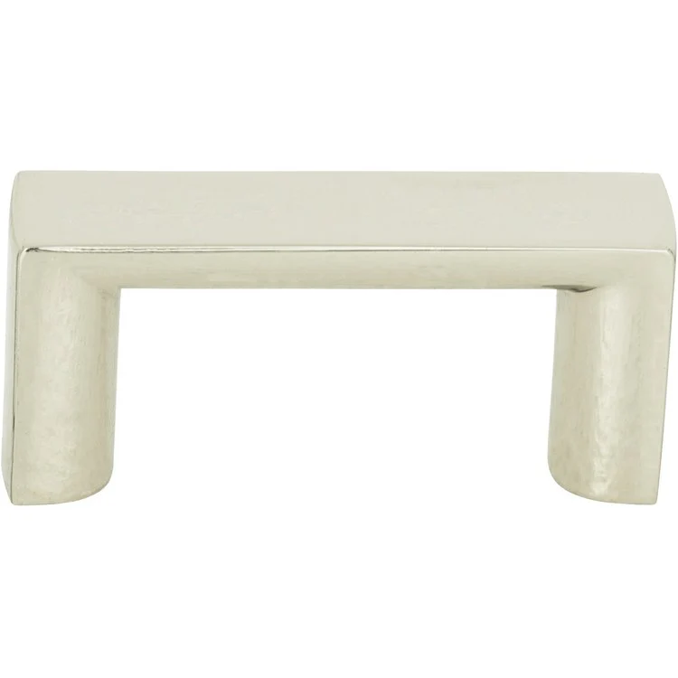 Drawer Pull Atlas Tableau Squared Handle Brushed Nickel Zinc Alloy 1-7/16 Inch - Frankwebs