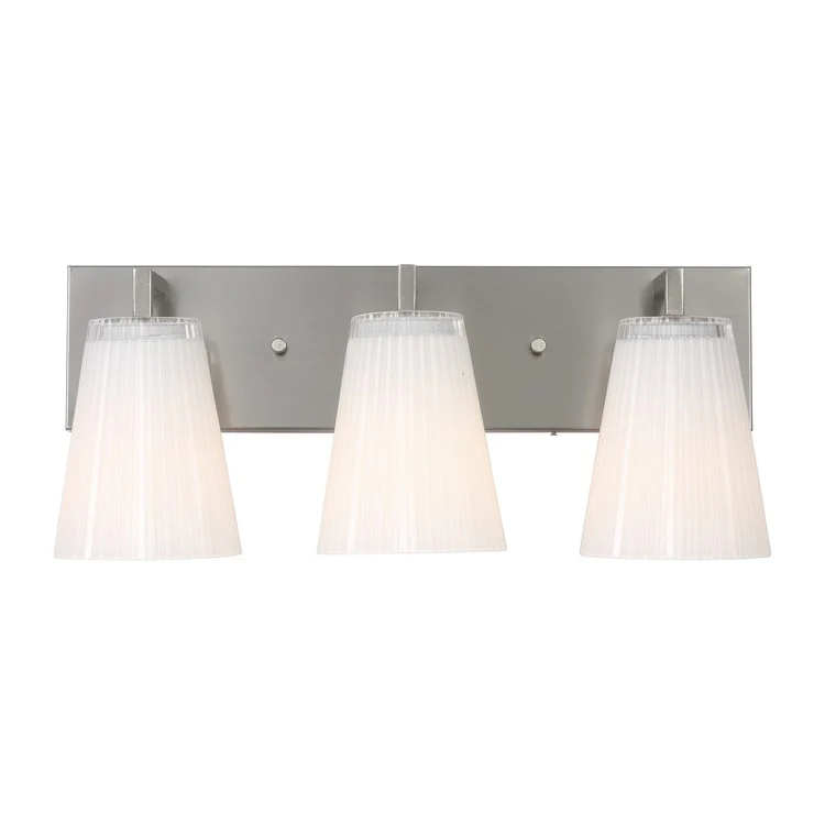 Vanity Light Upson Large 3 Lamp Brushed Nickel Clear Fluted Steel/Glass Medium A19 - Frankwebs