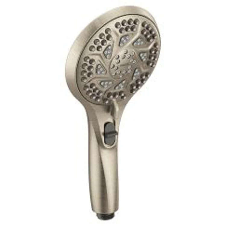 Handshower Eco-Performance Brushed Nickel 5 Function ADA 1.75 Gallons per Minute 4-1/2 Inch - Frankwebs