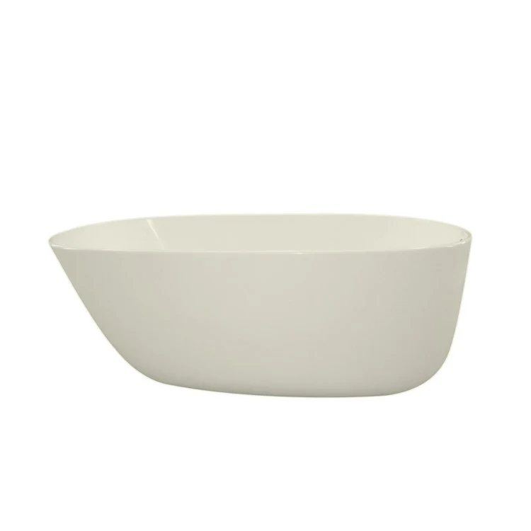 Soaking Tub Ston Collection Daniela 58 x 30 Inch Freestanding Tub Only End Almond Hydroluxe SS - Frankwebs