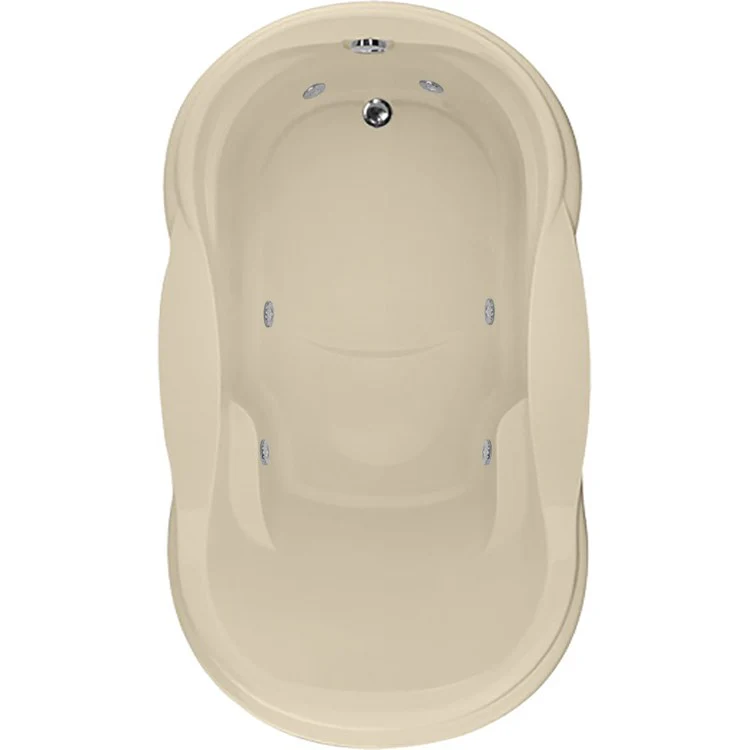 Whirlpool Tub Designer Collection Vanessa 72 x 42 x 21 Inch Drop-In End Drain Bone Oval - Frankwebs