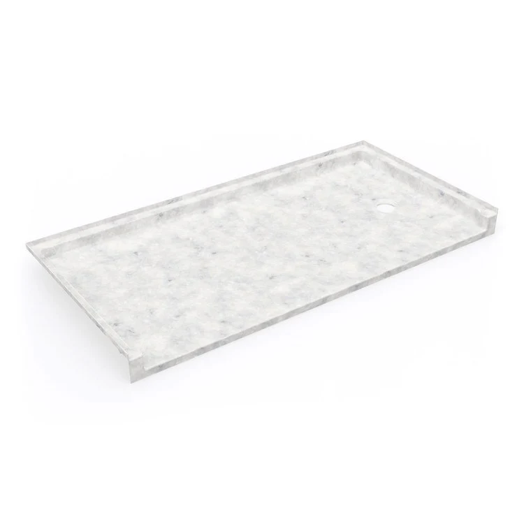 Shower Base Swanstone Rectangular White 30 x 60 Inch Swanstone ADA Right - Frankwebs