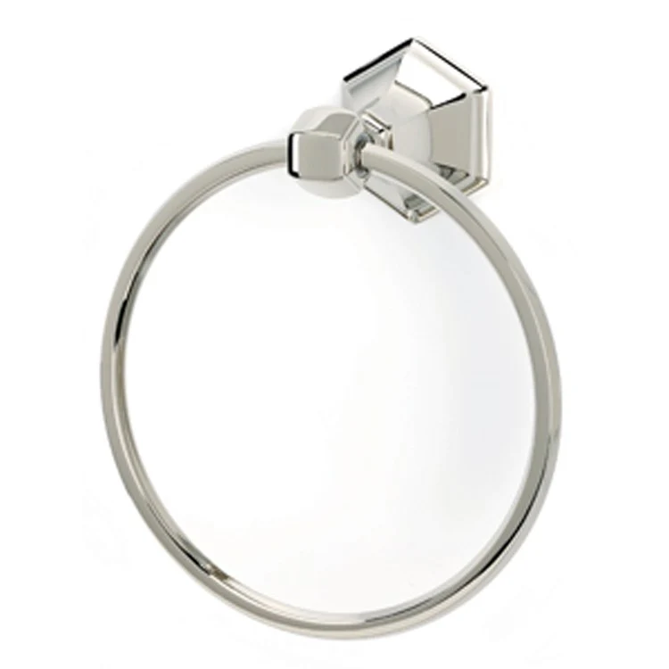Towel Ring Nicole Bath 7 Inch Satin Nickel Brass 3-1/4 Inch - Frankwebs