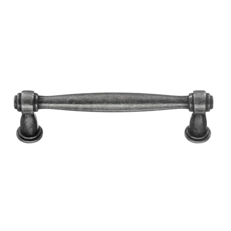 Pull Handle Pewter Zinc 3-7/8 Inch Center to Center 4 x 1/4 x 1/2 Inch - Frankwebs