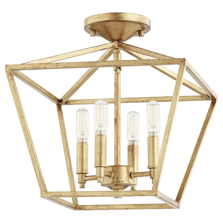 Gabriel Four-Light Flush Mount Ceiling Fixture - Frankwebs