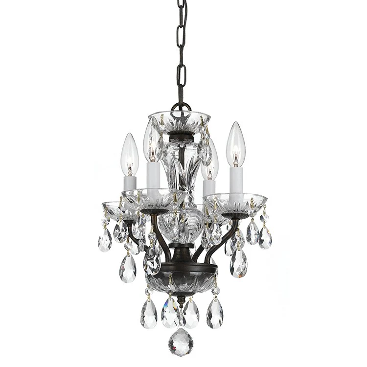 Traditional Four-Light Italian Mini Chandelier - Frankwebs