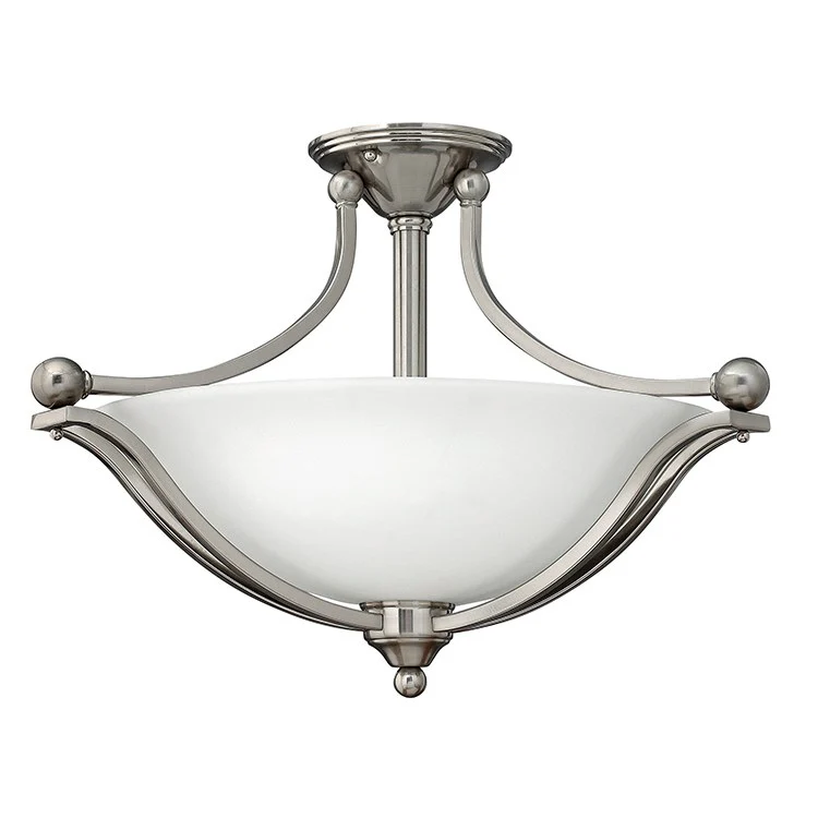 Bolla Three-Light Semi-Flush Mount Ceiling Light - Frankwebs
