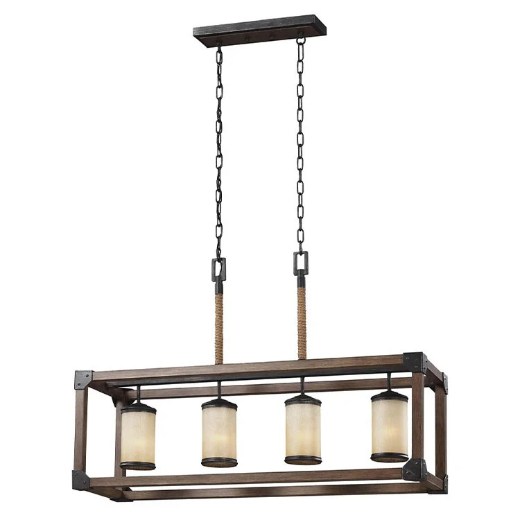 Dunning Four-Light Linear Pendant - Frankwebs