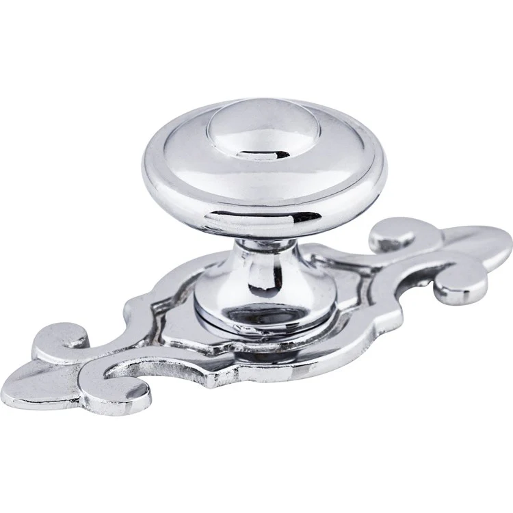 Knob Britannia Canterbury Round Polished Chrome Zinc Alloy 1-1/4 x 1-1/4 x 1-1/4 Inch 1-1/4 Inch - Frankwebs