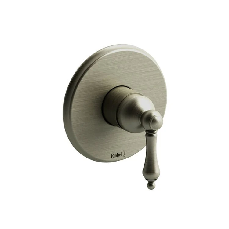 Pressure Balance Valve Trim Retro Round Type P 1 Lever Brushed Nickel ADA 5.8 Gallons per Minute - Frankwebs