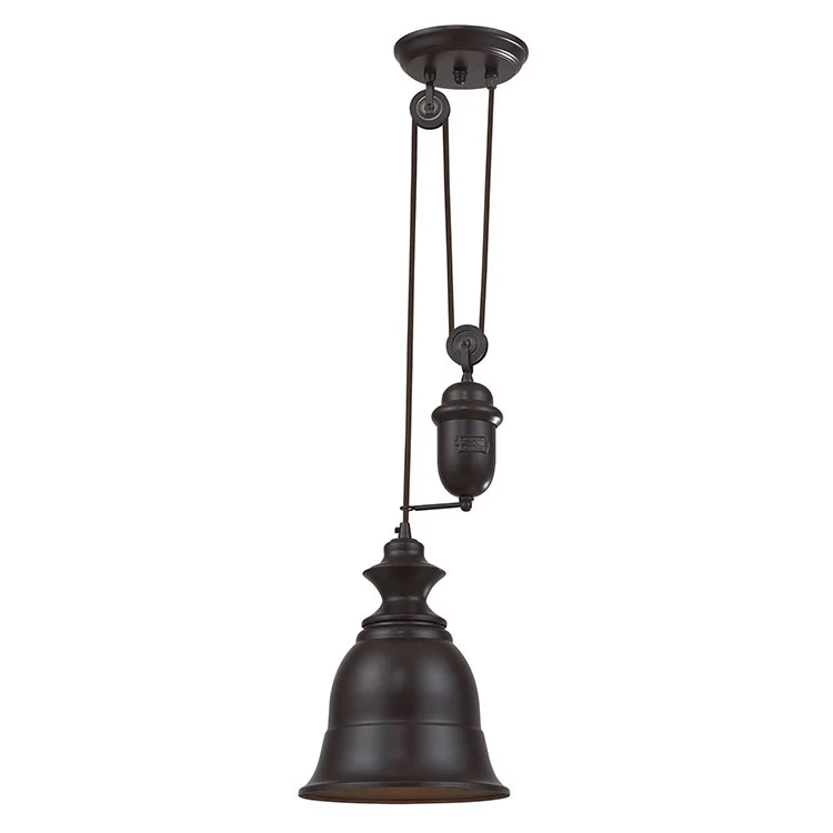 Farmhouse Single-Light Adjustable Pendant - Frankwebs