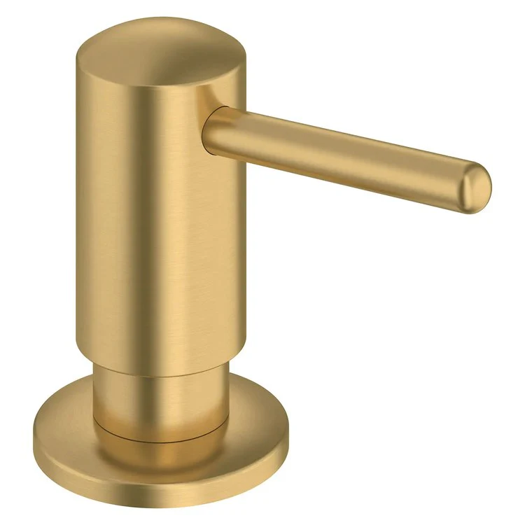 Soap Dispenser Brushed Cool Sunrise Deck Mount Plastic Brass Universal Liquid Pump - Frankwebs