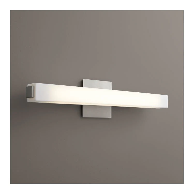 Adelphi Single-Light 14-Watt Bathroom Vanity Fixture - Satin Nickel - Frankwebs