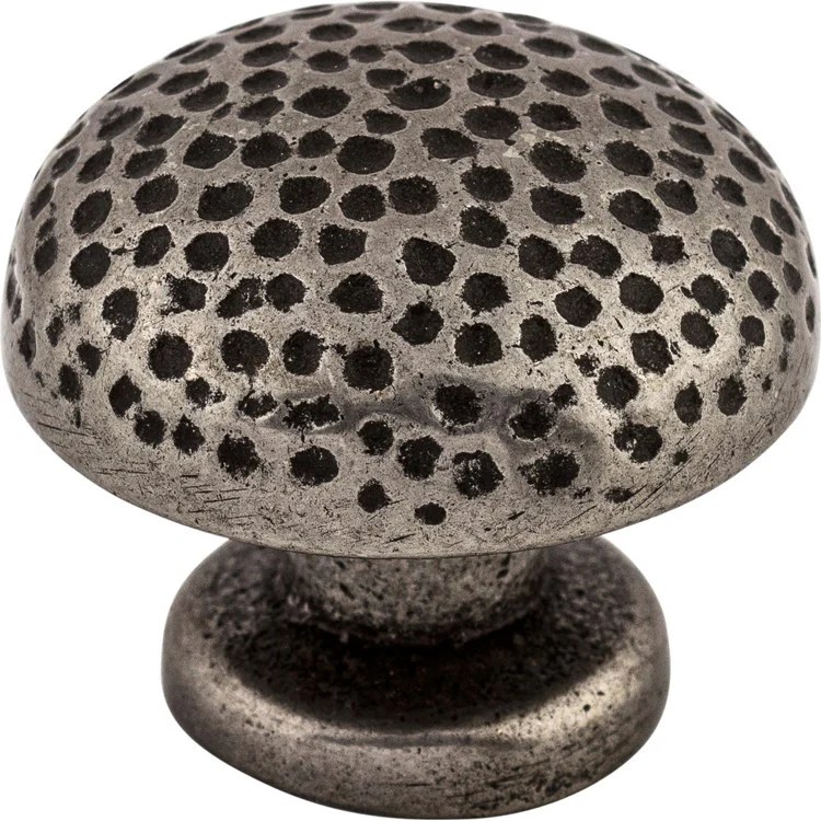 Knob Britannia Warwick Round for Decorative Hardware Dark Antique Brass Cast Iron 1-1/4 Inch 1-1/8 Inch Extension - Frankwebs