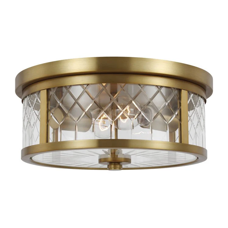 Alec Two-Light Flush Mount Ceiling Fixture by Alexa Hampton - Frankwebs