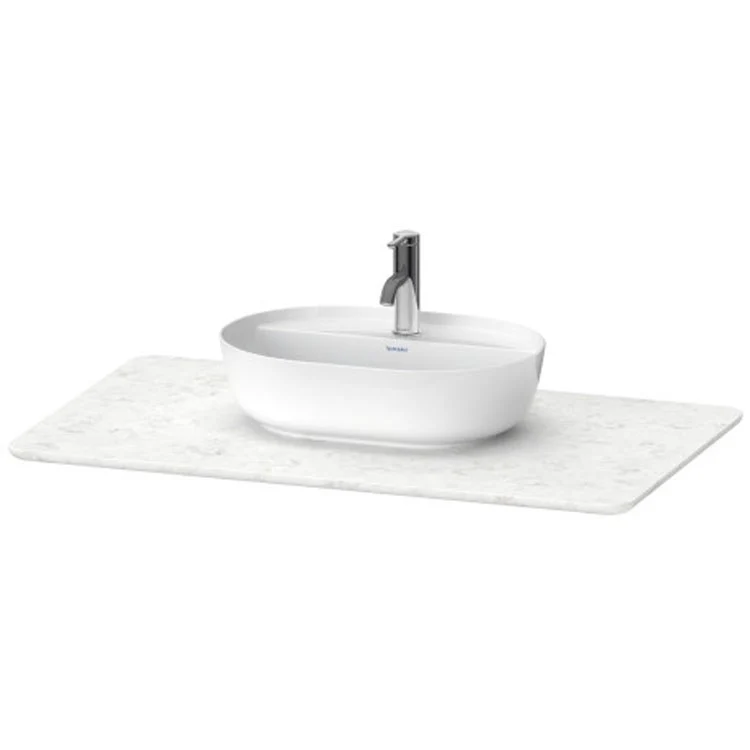 Lavatory Console Luv White Single Basin 38-7/8 x 23-3/8 Inch Quartz - Frankwebs