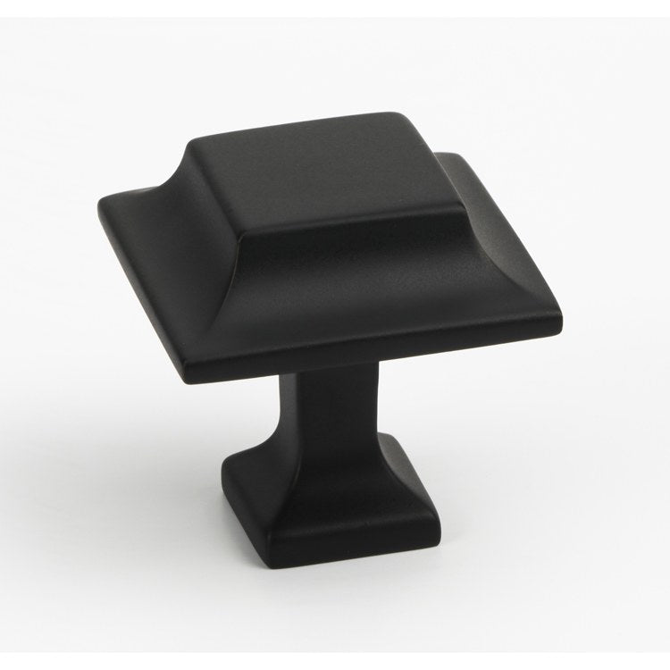 Knob Millenium Square Bronze Brass 1-1/4 Inch 1 Inch 5/8 Inch - Frankwebs