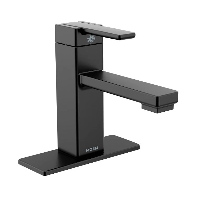 Lavatory Faucet 90 Degree 1 Lever ADA WaterSense Matte Black 1.2 Gallons per Minute - Frankwebs