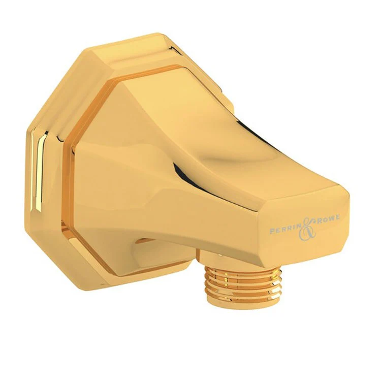 Handshower Elbow Deco Outlet 2.75 Inch Brass Satin Nickel 1/2IN FNPT Inlet 1/2IN NPSM Male Outlet - Frankwebs