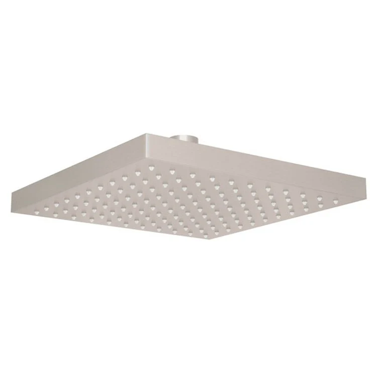 Showerhead Scossa 1 Function Satin Nickel 7-1/2 Inch 1.8 Gallons per Minute Square Rain - Frankwebs
