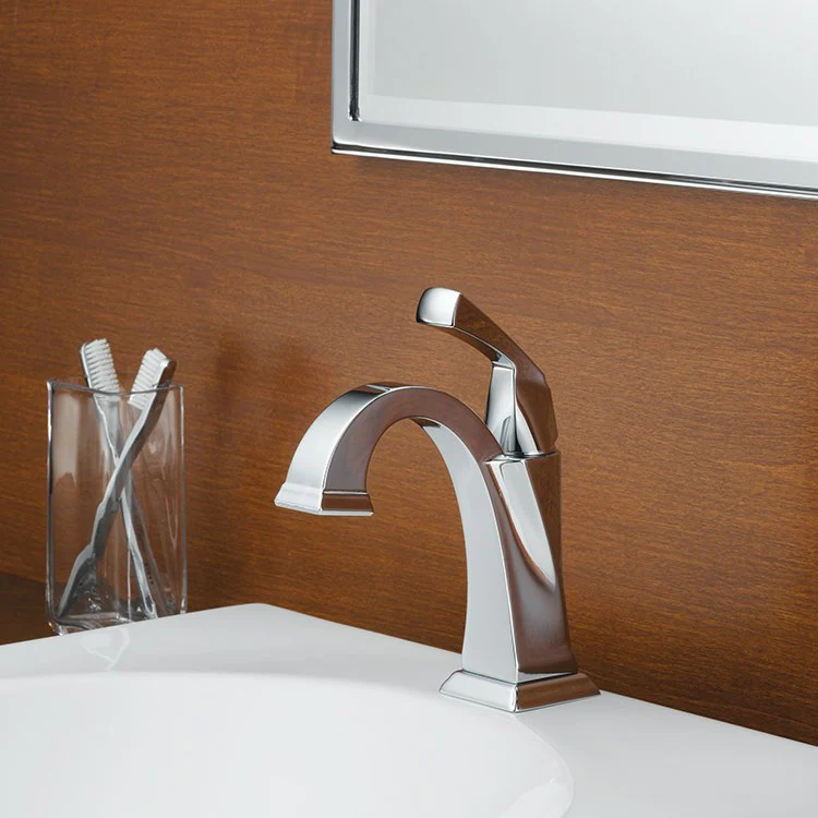 Dryden Single Handle Centerset Bathroom Faucet with Drain - Frankwebs