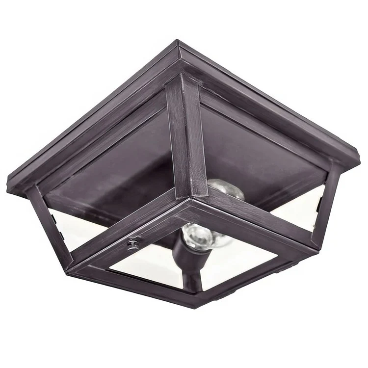 Williams Single-Light Outdoor Flush Mount Ceiling Fixture - Frankwebs