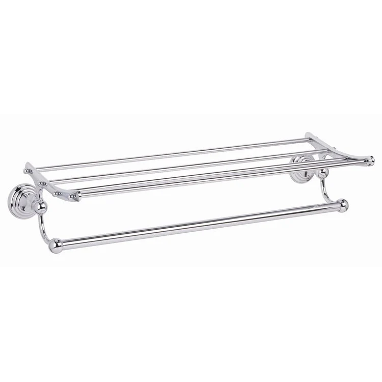 Towel Rack Embassy Bath Embassy Polished Chrome 24 Inch Brass 9-3/8 Inch Concealed Wall Mount - Frankwebs