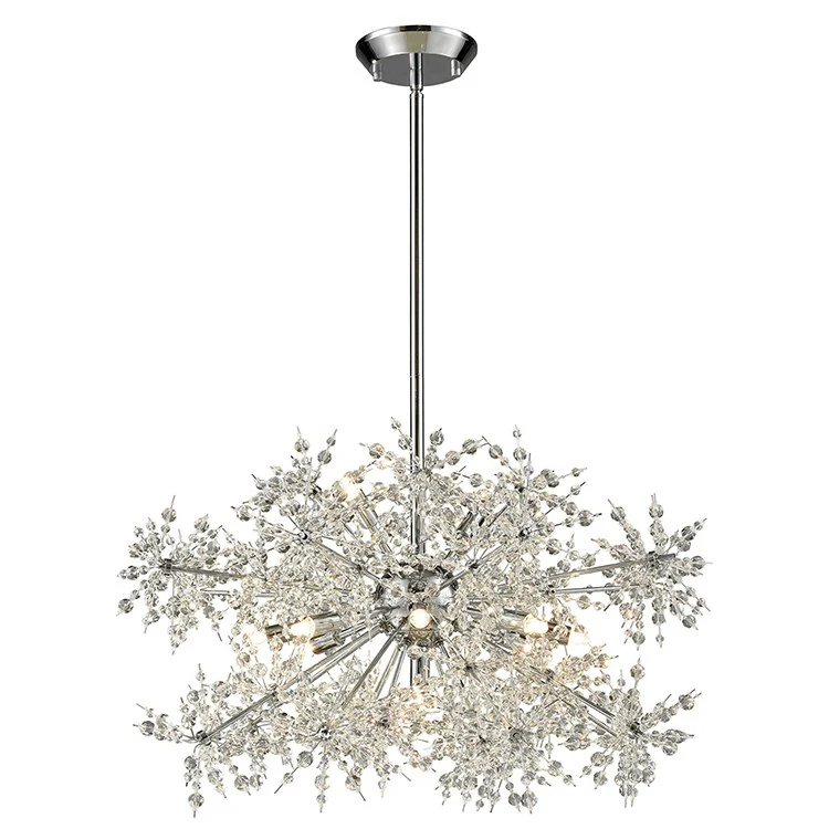 Snowburst Eleven-Light Chandelier - Frankwebs