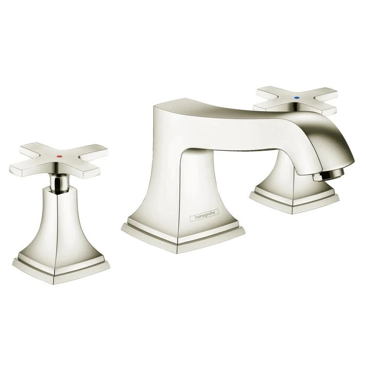 Roman Tub Trim Metropol Classic Deck Mount 2 Cross Brushed Bronze ADA 8 Inch Spread 5.81 Gallons per Minute - Frankwebs