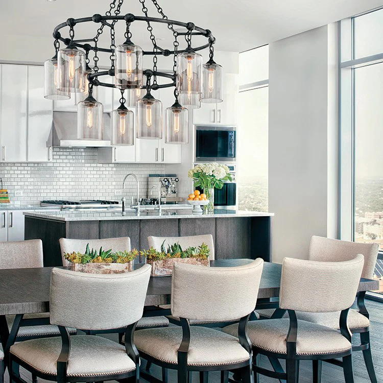 Gotham Twelve-Light Large Two-Tier Chandelier - Frankwebs