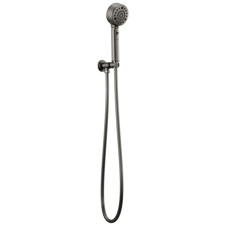 Handshower Set Invari Polished Chrome 4 Function WaterSense ADA 1.75 Gallons per Minute 60-82 Inch Hose Wall Mount - Frankwebs
